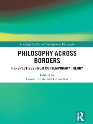 cover image of Philosophy Across Borders